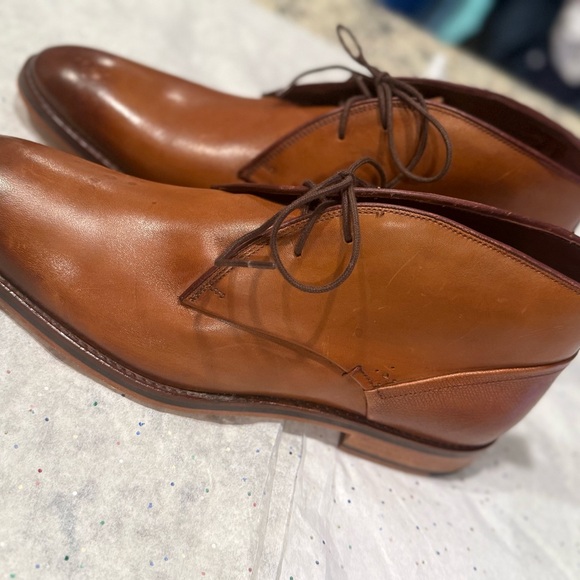 Ted Baker Tan Leather Chukka Boots - Picture 4 of 5
